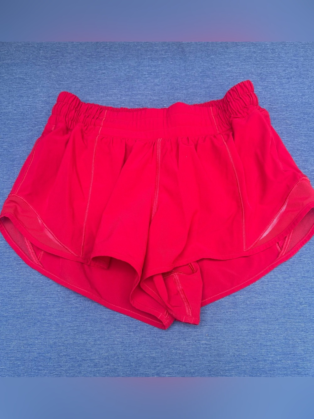 Lululemon red hotty hot shorts